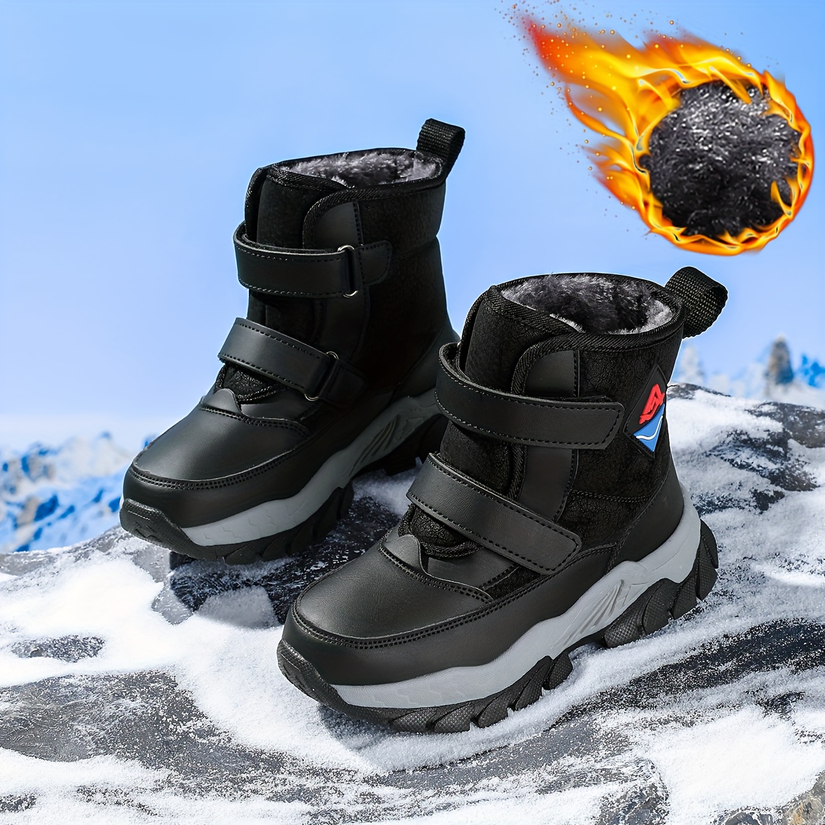 winter boots for kids sold on Temu Australia