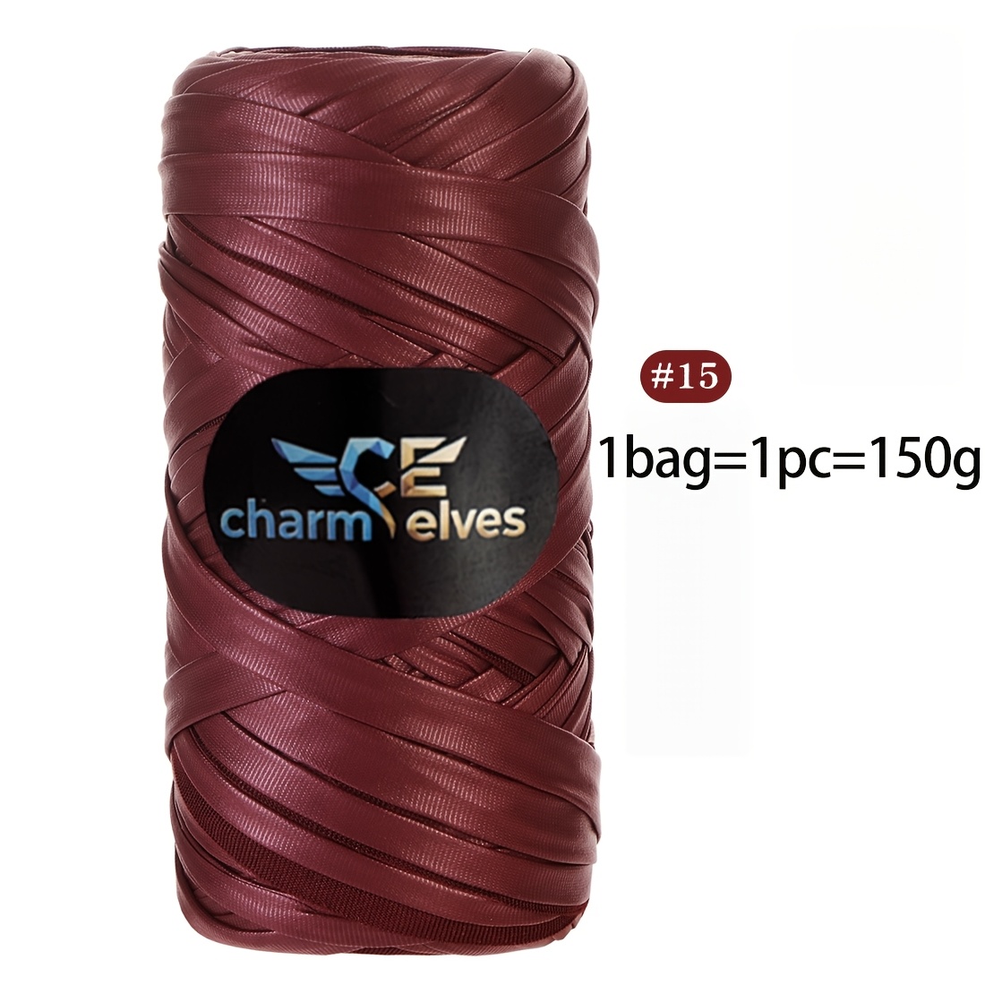 TEMU 150g/1bag Flat Yarn Ball With Inherent Leather , Multi-colors , Hand Knitting Material Pack , Suitable For Knitting Hollow Hats, Shawls, Coats,