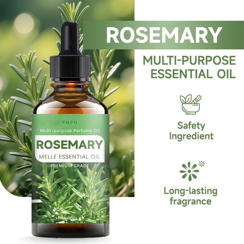 Premium Rosemary Essential Oil with Alcohol-Free Formula