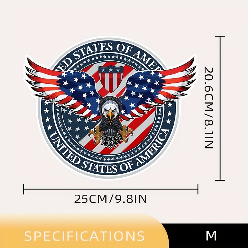 Car American Bald Eagle Flag Styling Stickers Vinile - Temu Italy