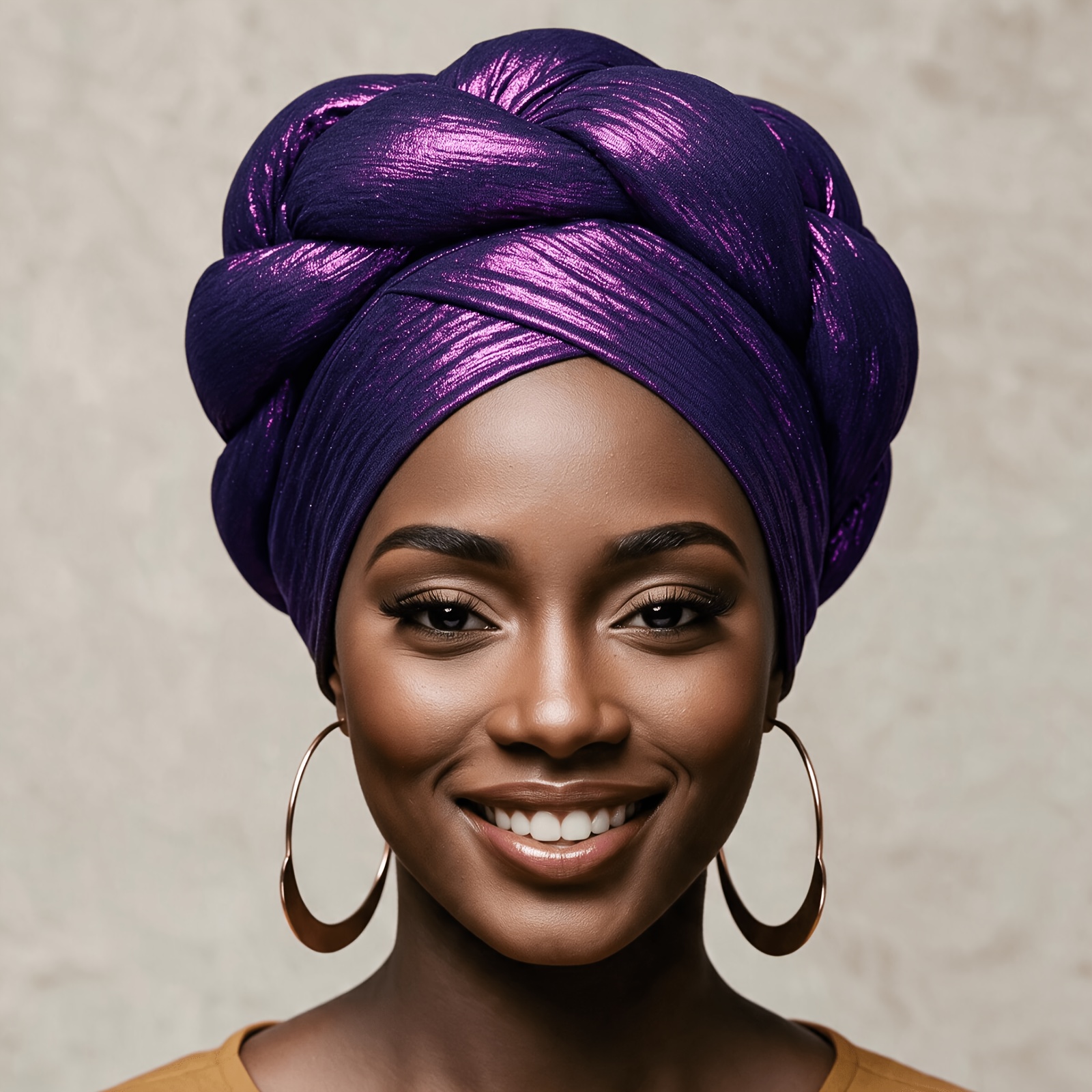 TEMU 1 pieza, Sombrero de estilo para mujer, Accesorio para el cabello, Gele africano tipo tie de Nigeria, Turbantes para mujer, Tela y cómoda, y