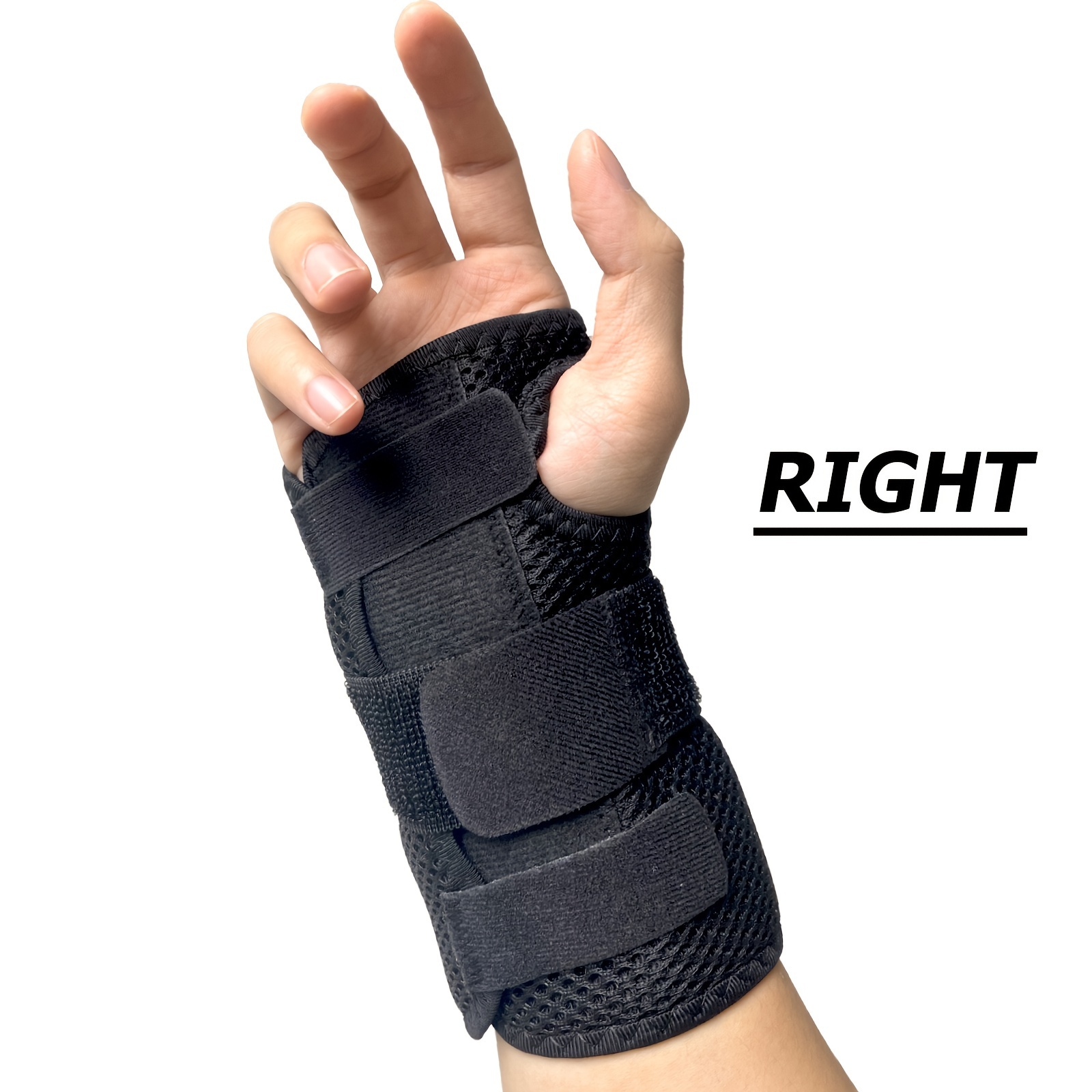 breathable comfortable wrist support brace with double splint adjustable hand washable for sports everyday use daily   perfect gift for birthday mothers day and fathers day