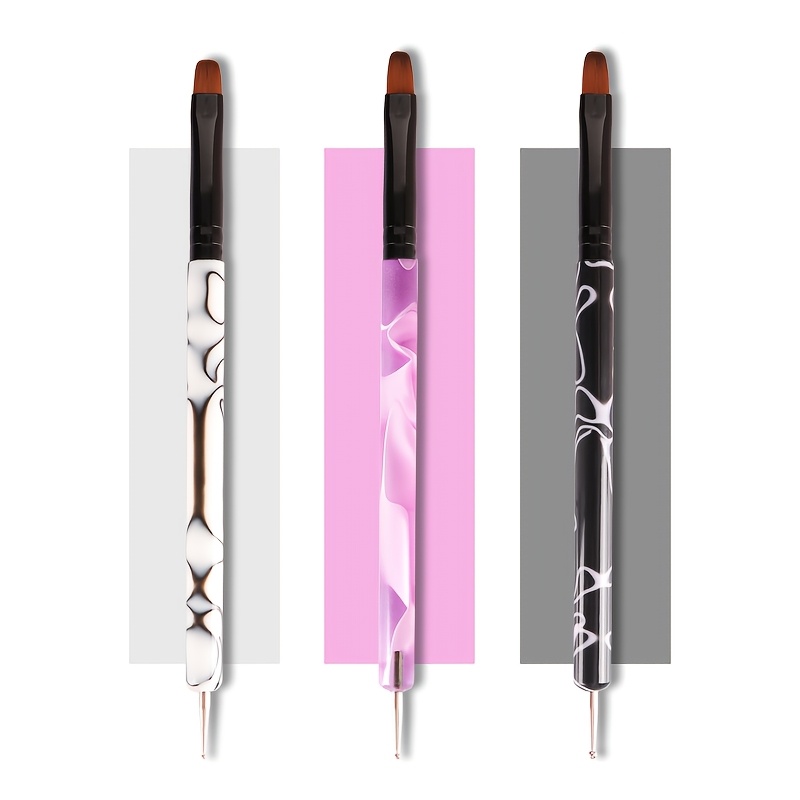 2-in-1 Dual Ended Nail Art Brush & Dotting Pen