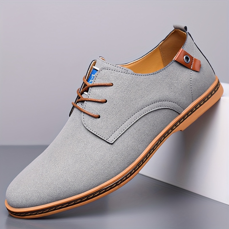 COMFIDAILY Men's Slip-On/Lookout Loafers - Toe Low-Top Business Casual Shoes with Synthetic Upper, PU Cushioned Insole & All-Season Rubber Sole - All-Terrain Traction for Office, Semi-Formal Wear (Year-Round) - Easy Maintenance