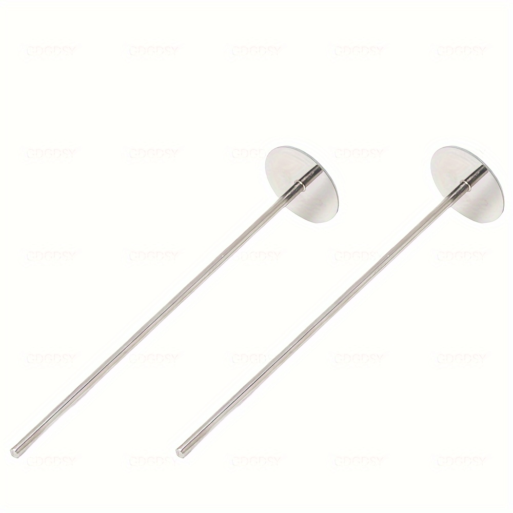 

2pcs Stainless Steel Cake Decorating Rods, 5.5" Heating Pins Set For Baking And Kitchen Use By Gdgdsy