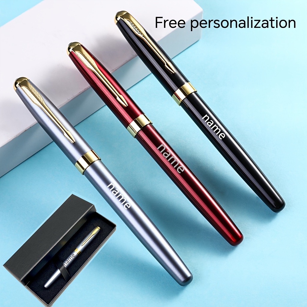 

[customer ] 1pc Metal Pen + Box Set, Metal Pen Pen, Personalized And Administrative And . , 0.5mm Filled