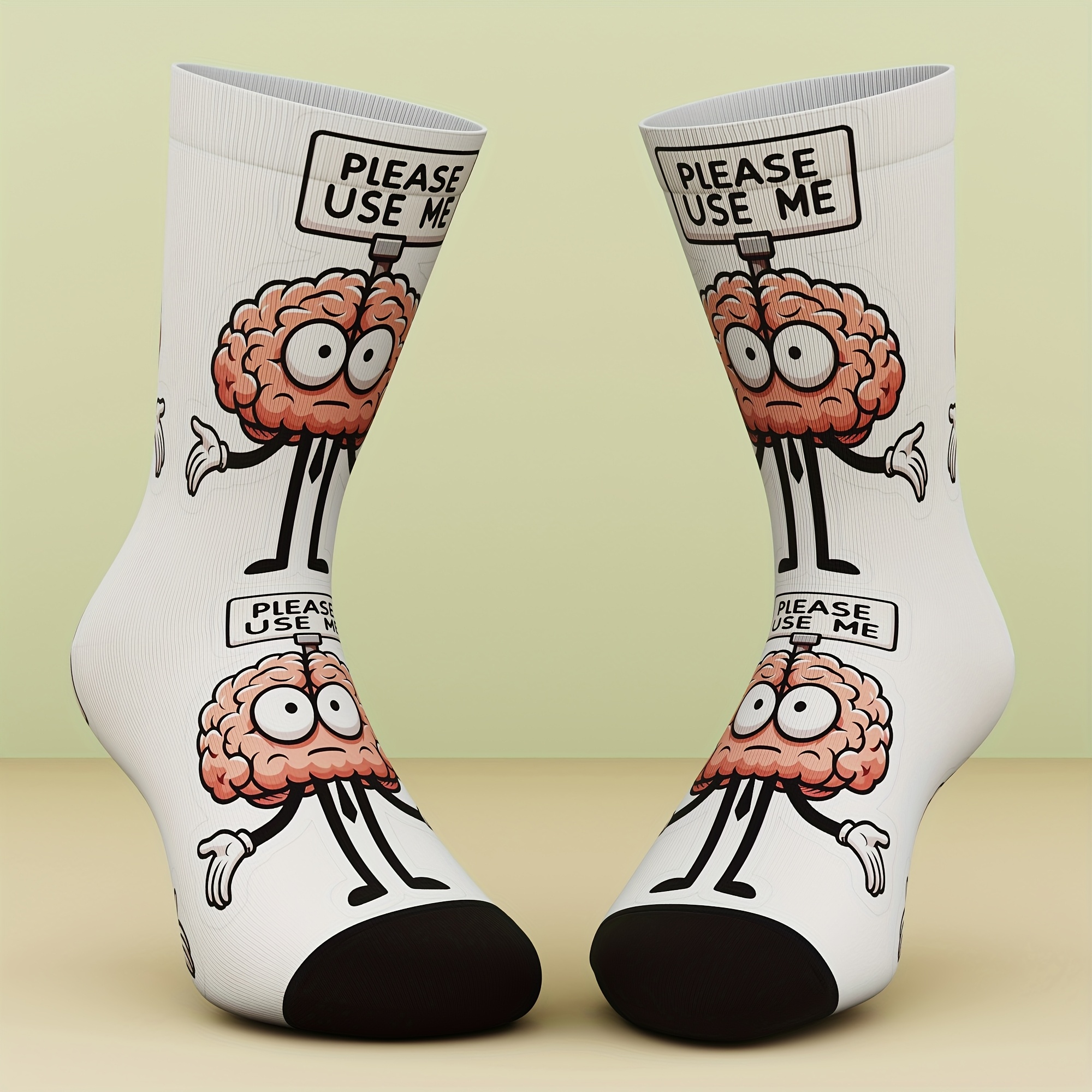 E-shop 1 Paar Unisex-Socken, kreative Muster, schlicht, geeignet für Outdoor-Sport, Ganzjahreszeit, mit 3D-Digitaldrucktechnik, neuartiges
