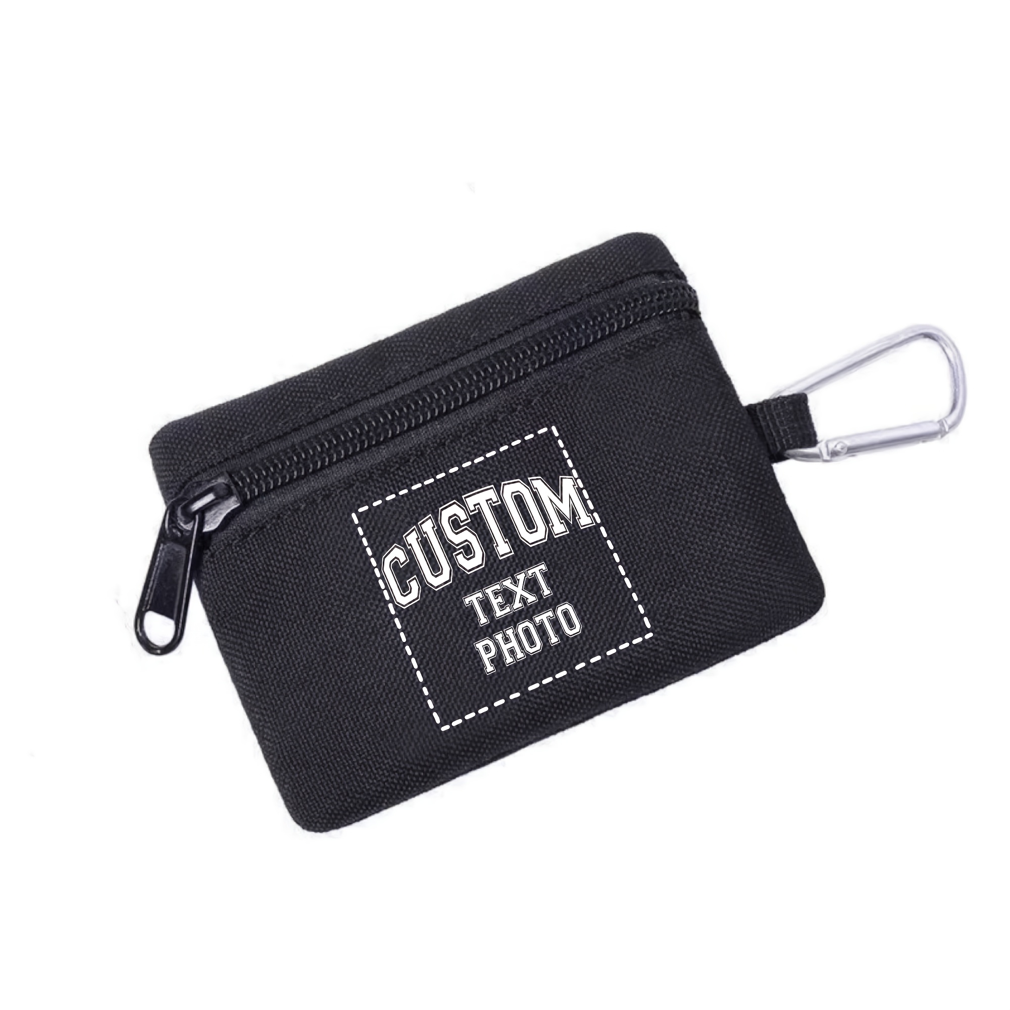 TEMU 1pc Portachiavi, Personalizzabile con Foto , Portamonete Unisex, Pu簷 Contenere Monete e Auricolari, Portafoglio , Mini Borsa