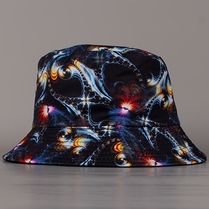 1pc Unisex Trendy Versatile Foldable Bucket Hat Double Sided Sun Hat For  Outdoor Vacation Travel - Jewelry & Accessories - Temu