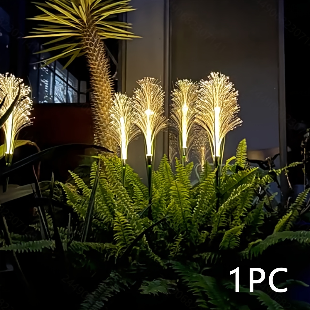 Image of 2026 Outdoor Fiber Optic Reed Lamp, Courtyard Simulated Reed Decorative Lamp, Festival Lighting Decorative Floor Lamp, Courtyard Terrace Path Lawn Christmas Decorative Lamp