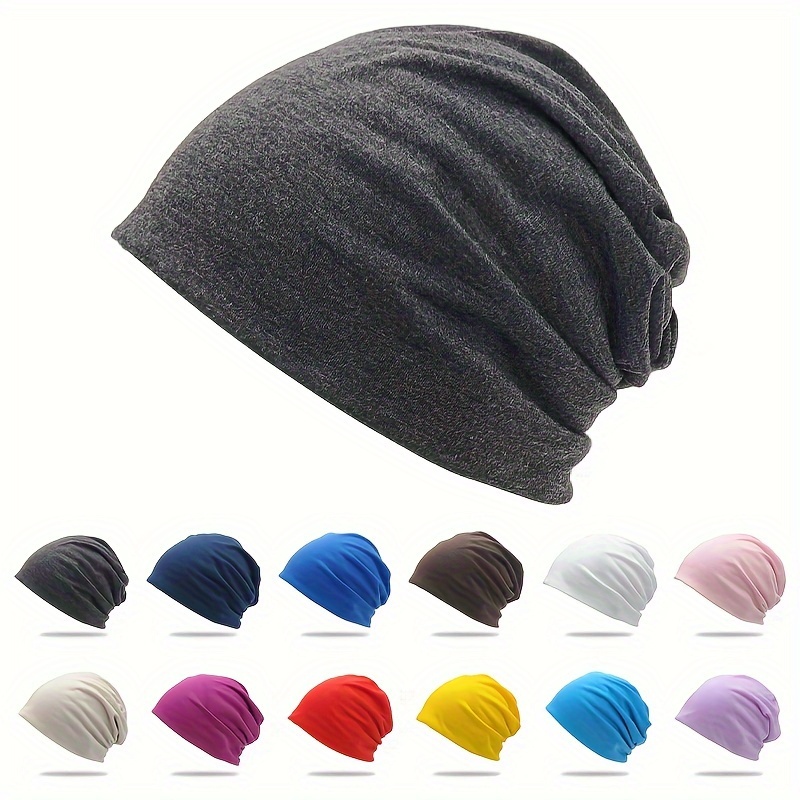 

Thanksgiving Day Knitted Polyester Beanies - Reversible Hand Washable Lightweight Hats For All