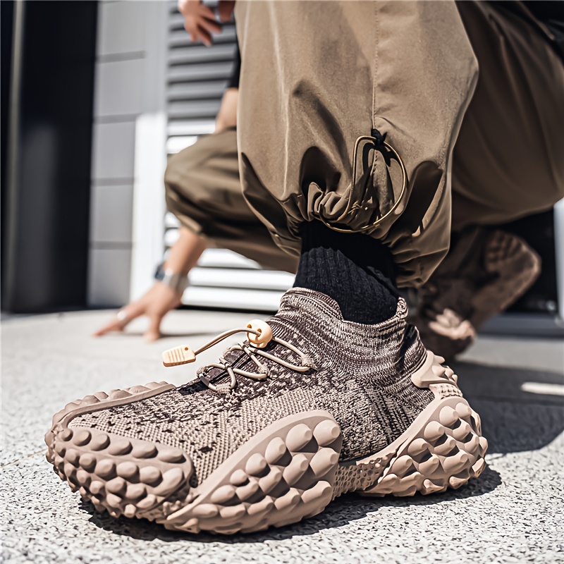 New Fashion Durian Fly Weave Athletic Shoes Tire Sole Slip-On Lazy Shoes