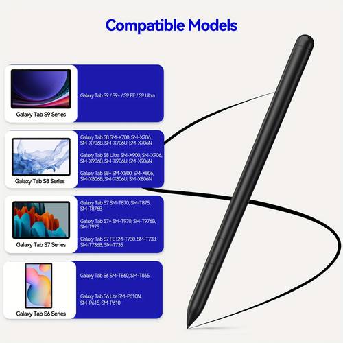 stylus pen compatible with tab s6 lite air s7 s7 s8 s8 s8 ultra s9 s9 s9 ultra models stylus pen compatible with tablets for precise writing drawing and navigation other models not compatible