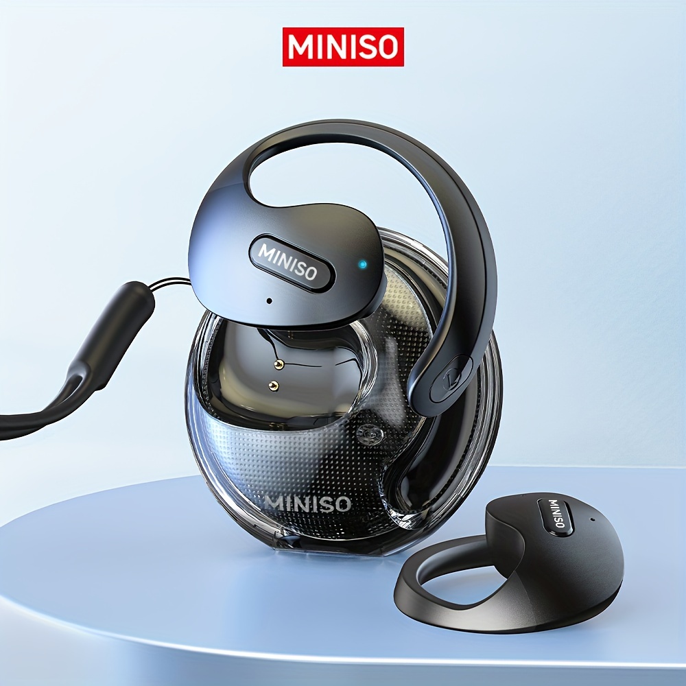 

Miniso X15 Pro Earphone Wireless 5.4 Ows Sport Headsets Ear-hook Open Ear Clip Headphones With Mic