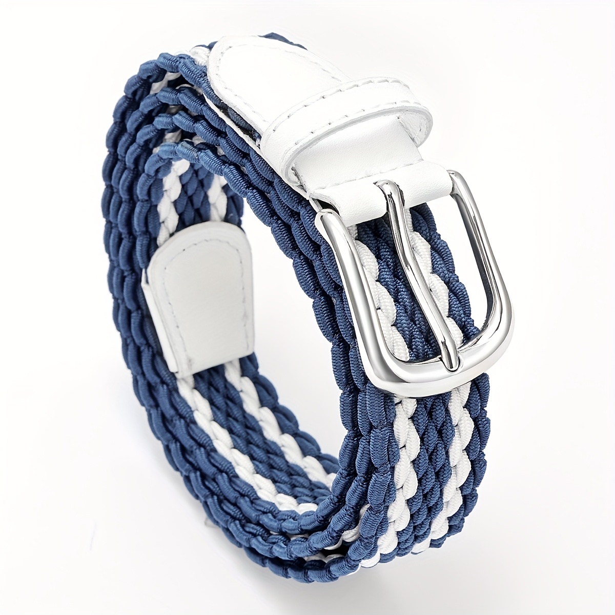 Versatile Stretch Denim Woven Belt for Men & Women