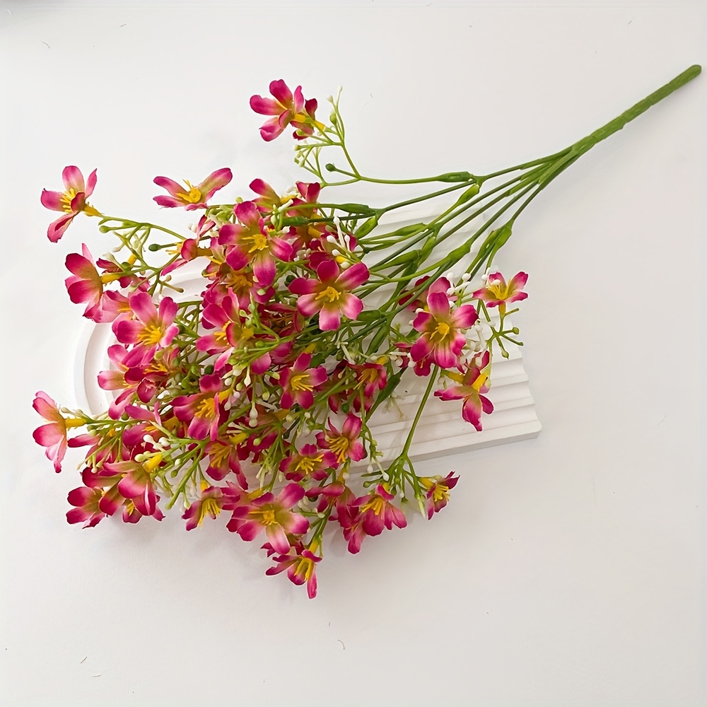 Artificial Flowers Babysbreath With Stem Fake Flowers Fake Breath Flowers For Tall Vase Outdoor Garden Wedding Party Home Table Centerpiece