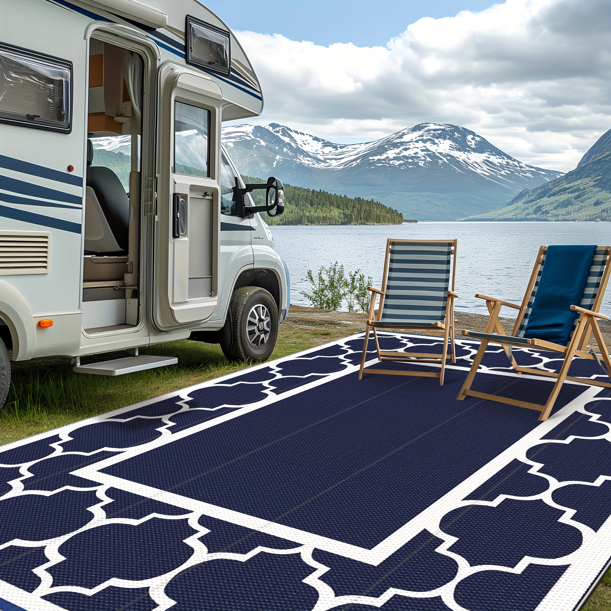 

Rug For Decor, Plastic Area Rugs For Camper, Rv, , , , , ,