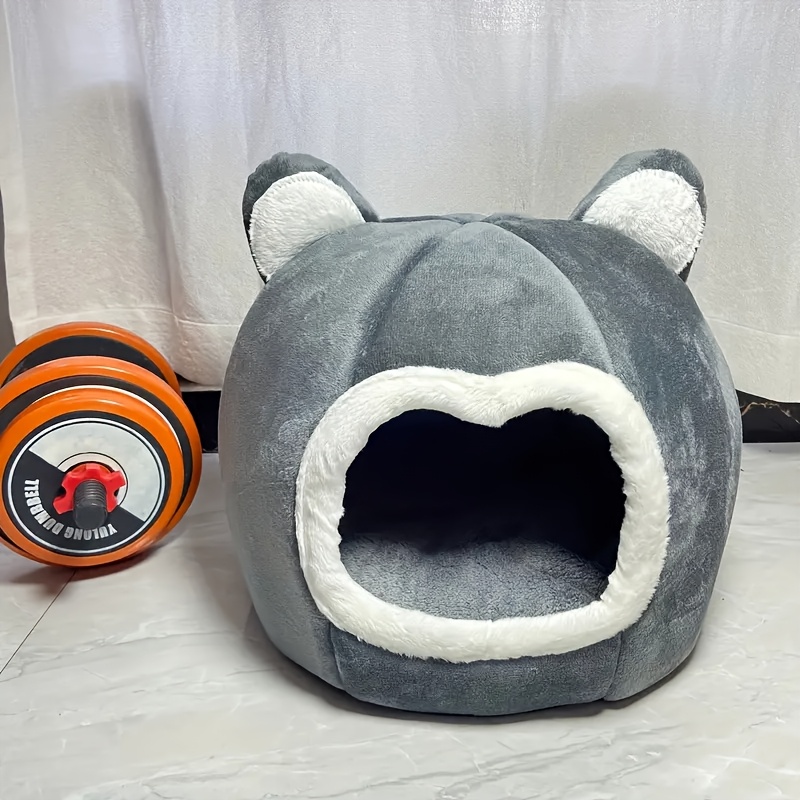 1pc cozy cat cave bed   synthetic fiber pet house for     pre assembled uncharged ideal for fluffy   Product details 6