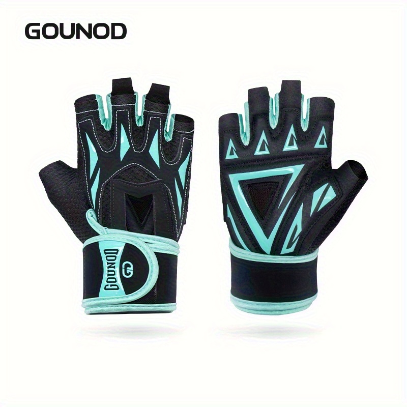 E-shop 1 Paar Halbfinger -Rutsch Fitness- Radhandschuhe für Männer Frauen, geeignet für Outdoor-Aktivitäten, Fitness, Gym