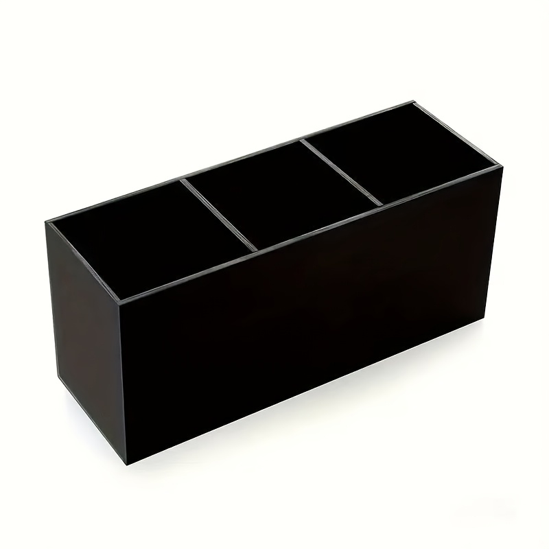 Image of A High-end Multifunctional Makeup Brush Storage Box That Serves As A Dustproof Organizer For Lipsticks And Lip Glosses, Perfect For Keeping Your Vanity Tidy