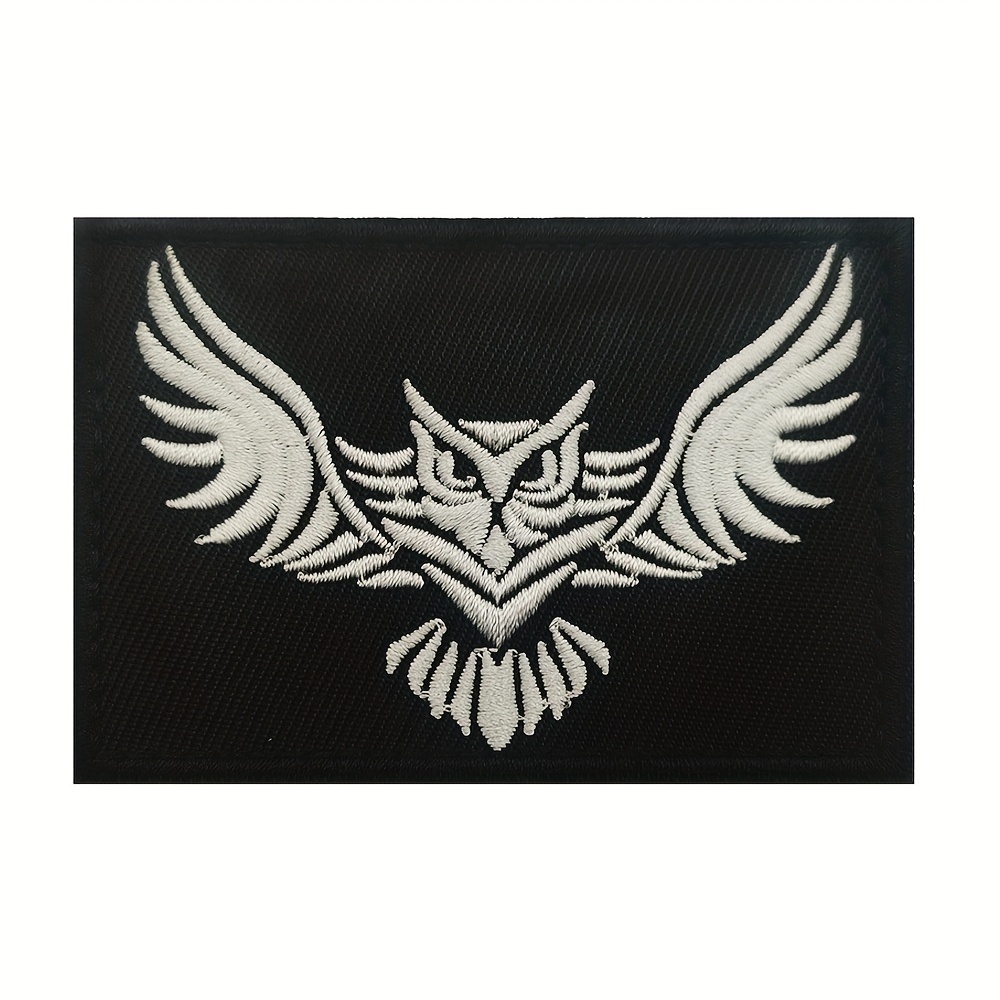 1pc Patch Embroidered Patches Applique Fastener Hook And Loop Emblem Badge For Caps Clothing Backpacks