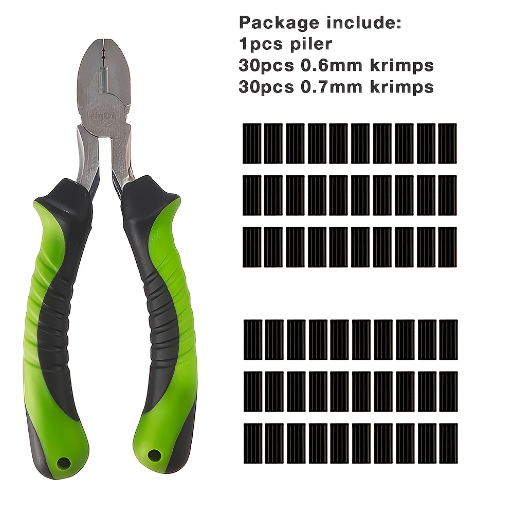 E-shop Multifunktionales Angelzangen-Set mit 60 Stück schwarzen Kupferrohren, ohne Batterie