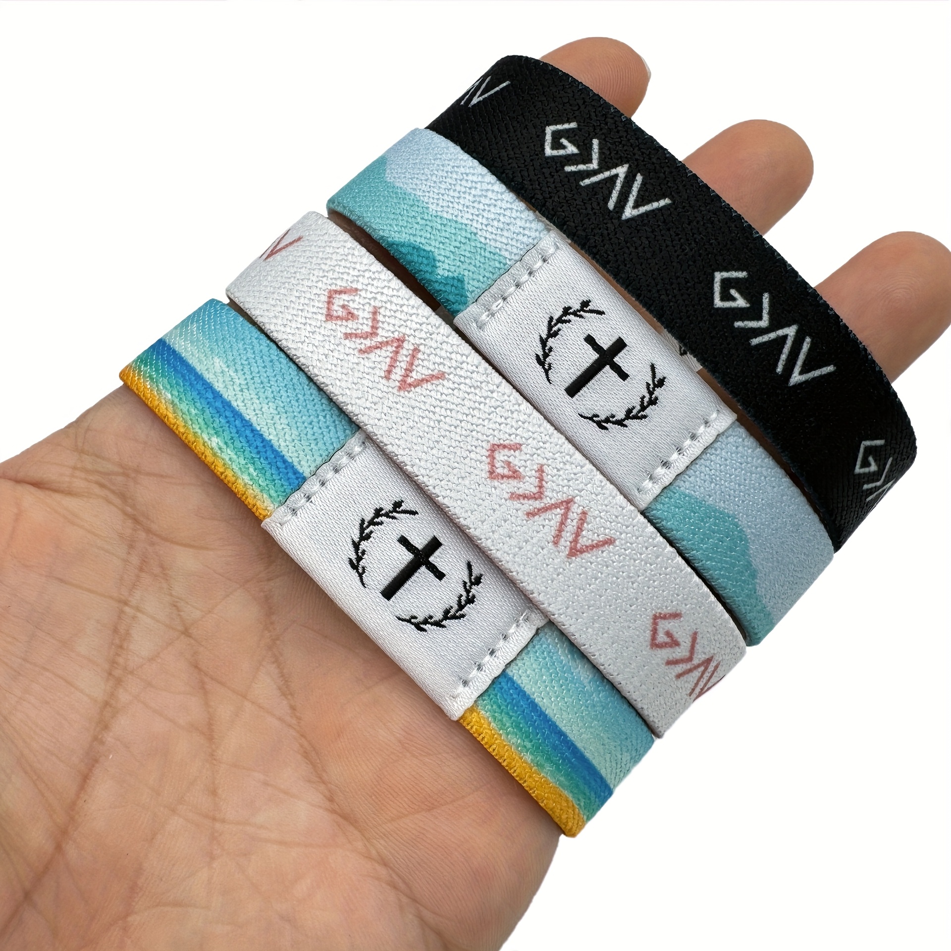 Women's Nylon Bible Wristband with NFC Scripture