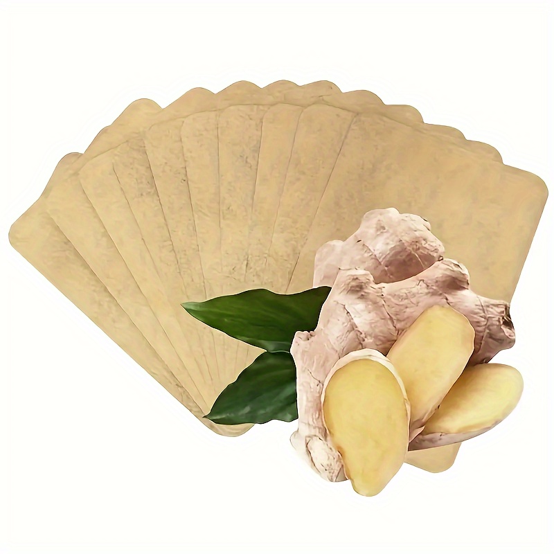 

100pcs Self-heating Ginger Patches For Joint - Ideal For Shoulders, Neck, Hands, Feet & Knees