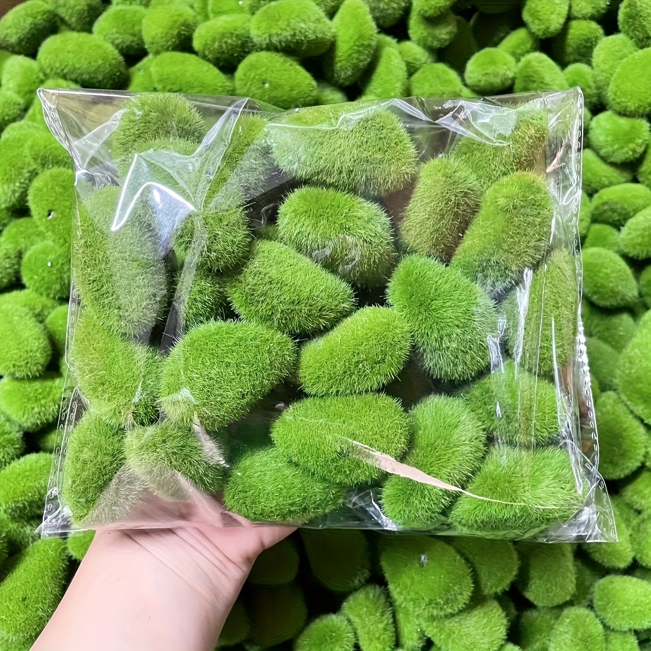 20pcs Artificial Moss Rock Decoration Set Suitable For Fairy Garden Decoration