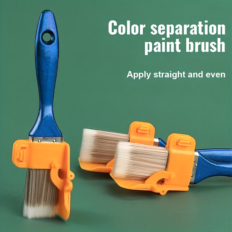 1 set of edge painting tools with color   guide durable plastic handle versatile diy trimmer for lightweight and precise latex paint application on picture frames walls and ceiling edges Product details 5