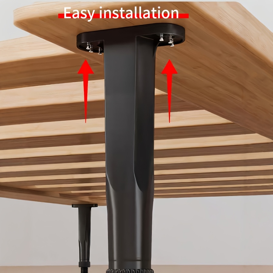 8 adjustable bed frame support legs board braces with plastic steel furniture feet suitable for queen beds sofas tables height adjustable 7 09 13 39 details 7