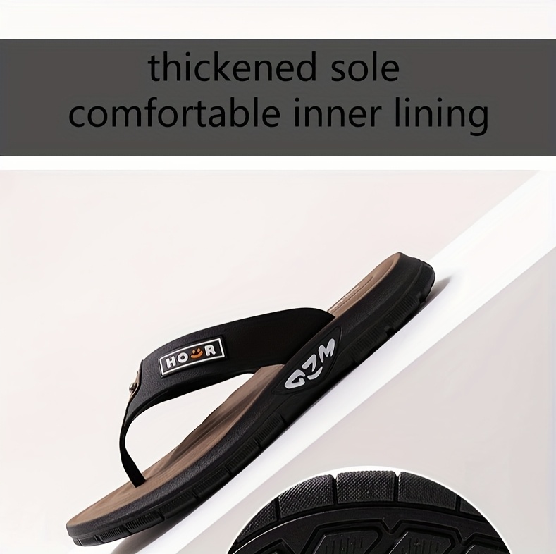mens high end flip flops for summer designed for casual wear featuring odor slip and a soft sole for feel Product details 10