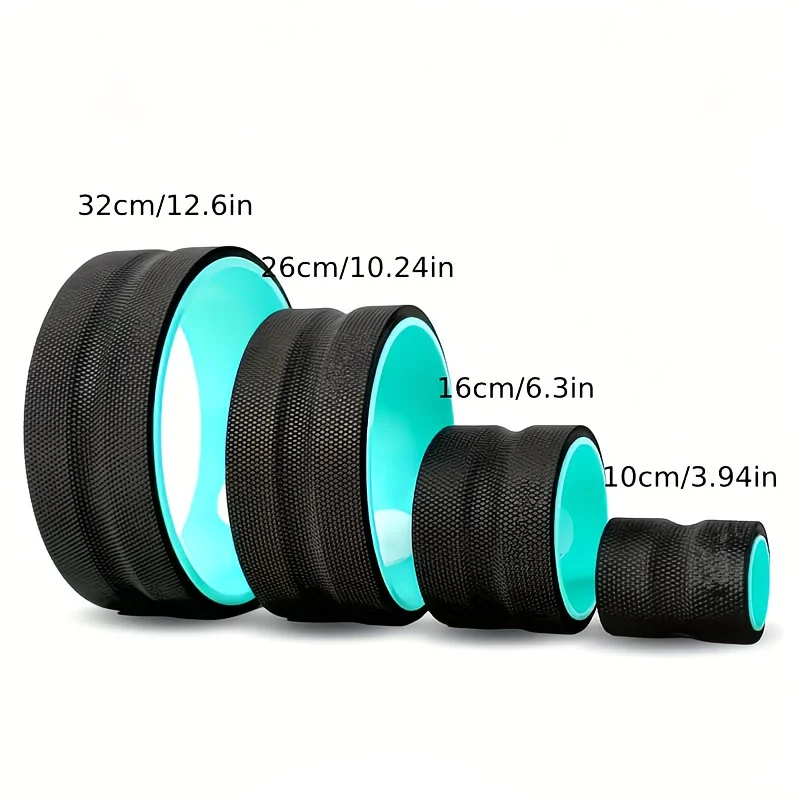 Yoga Wheel Set - Back Stretch & Muscle Roller Massager – detail 6