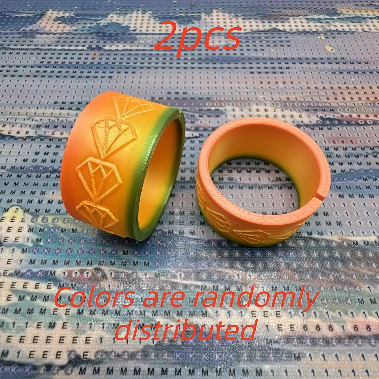TEMU 2pcs Diamond Painting Canvas Clip Set Plastic Tools Diamond Painting Storage Clips For Diamond Painting Random Color