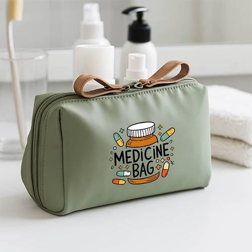 bolsa de diseño para etiquetas de medicamentos - organizador de artículos de y pastillas con de medicamentos, regalo compacto para médicos/enfermeras en hospitales, viajes, o aniversarios, ideal para mujeres y profesionales de