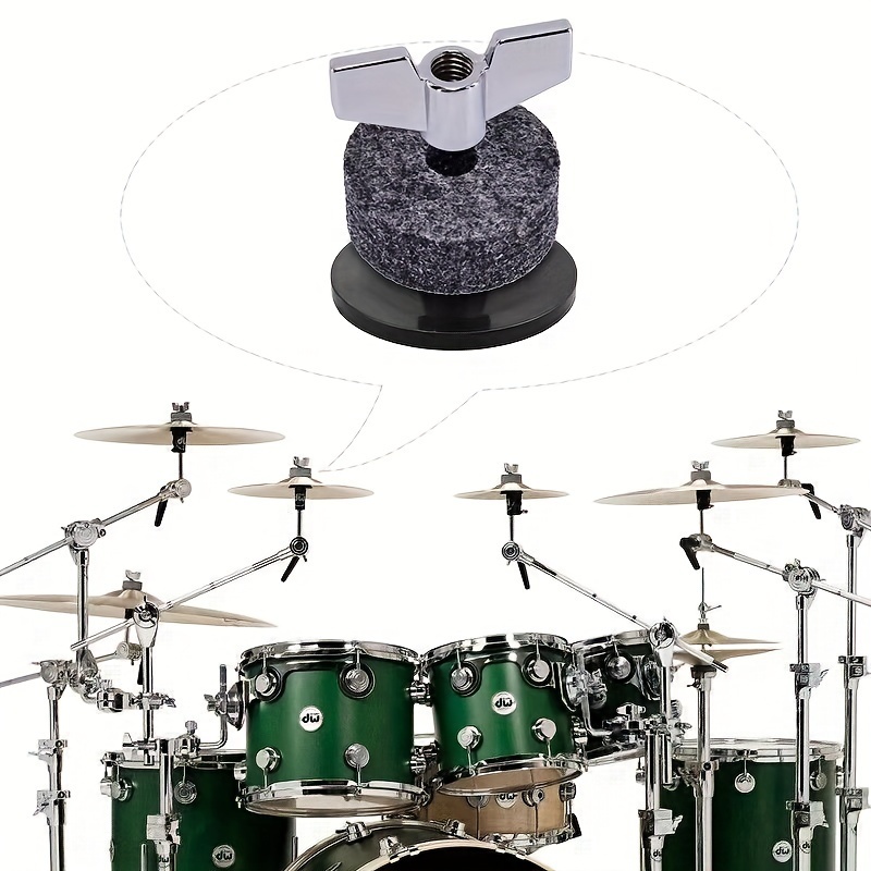 

21pcs/set Cymbal Accessories Kit - High-density Padding For Hi-hat & Cymbals, Noise-reducing Stand Covers, Secure Wing Nuts, And Sound-enhancing Washers