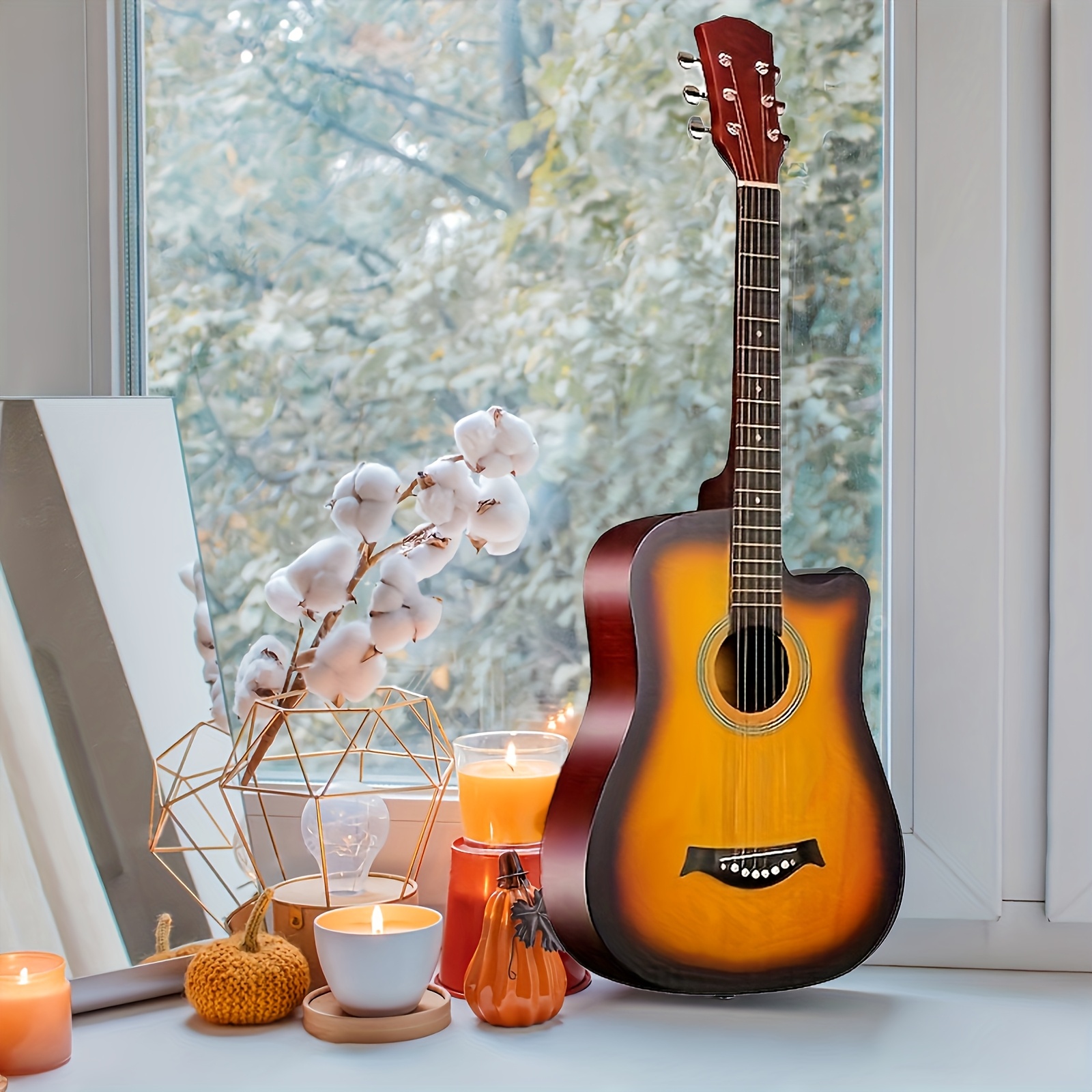 38 Inch Matte Acoustic Guitar - Suitable For Beginners And Adults,... product image 9