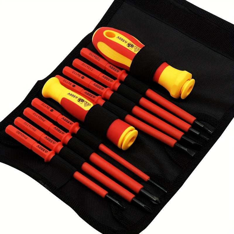 

10pcs Screwdriver Set With Handles - Includes Torx, , Slotted & More - Home Renovation & Industrial Diy Projects - & Use, Precision Screwdriver Set