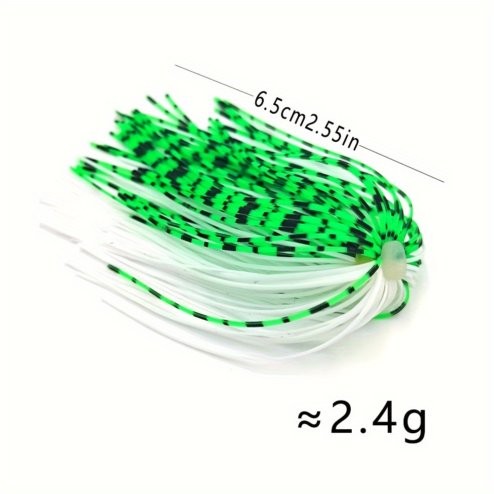 Silicone Jig Skirt Material Spinner Bait Fishing Accessories - Temu