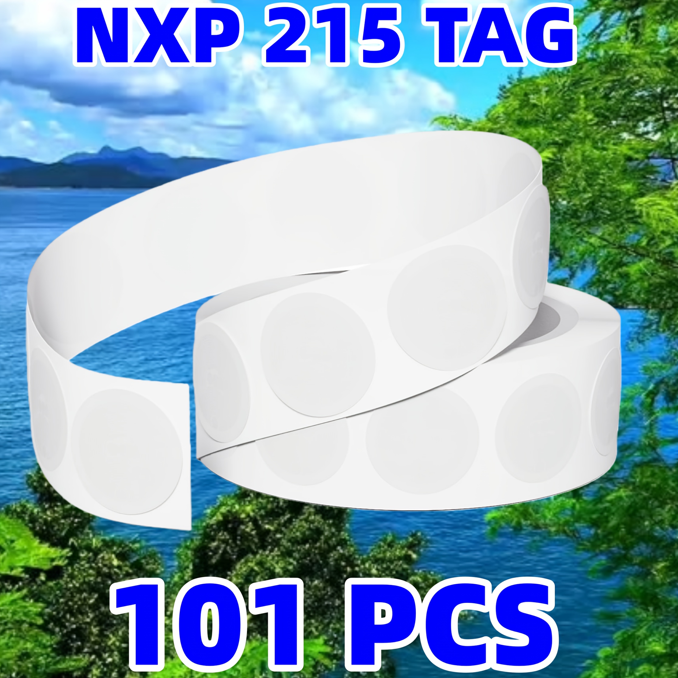 TEMU 215 NXP 215 Karta Tag NFC Pusty Tag Wbudowany Tag NFC Cienki Tag NFC 215 Pusty Tag Można Wielokrotnie Zapisywać