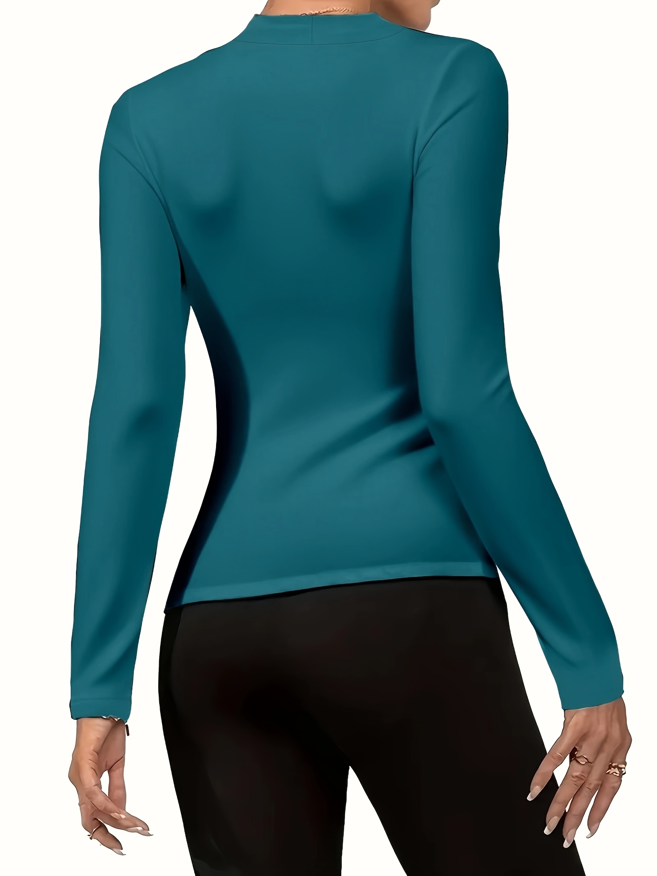 womens long sleeve thermal warm winter shirt non Temu Bahrain