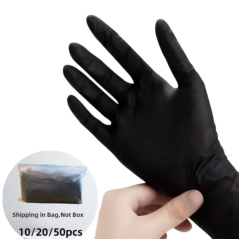   50pcs disposable composite nitrile gloves   no latex suitable for kitchen dishwashing household cleaning   indoor and use