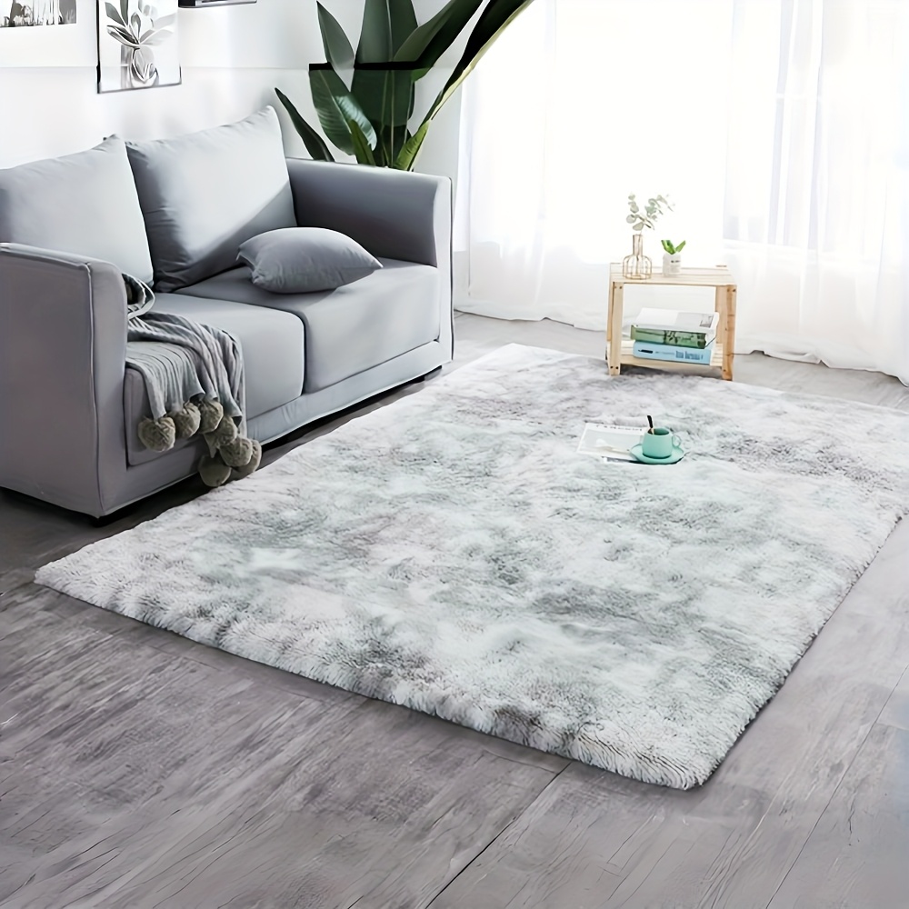 TEMU Extra Large Floor Rug Fluffy Shaggy Area Ruqs For Living Room And Bedroom, Plush Carpets With Non-slip Bottom, Washable Large Floor Mat For Home