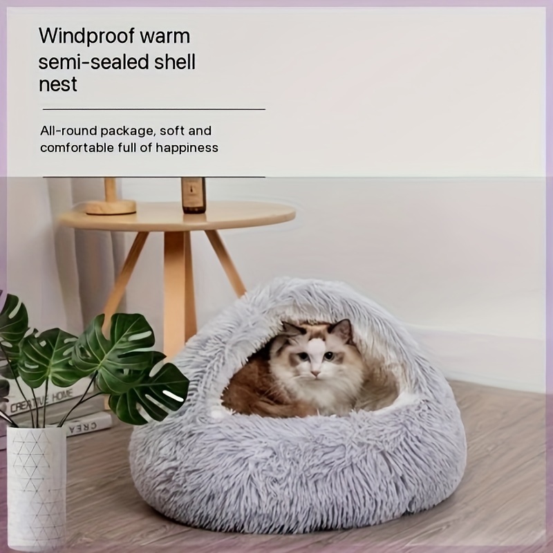 

- Cat Bed - Polyester Pet & Small , Sleeping Bag For And