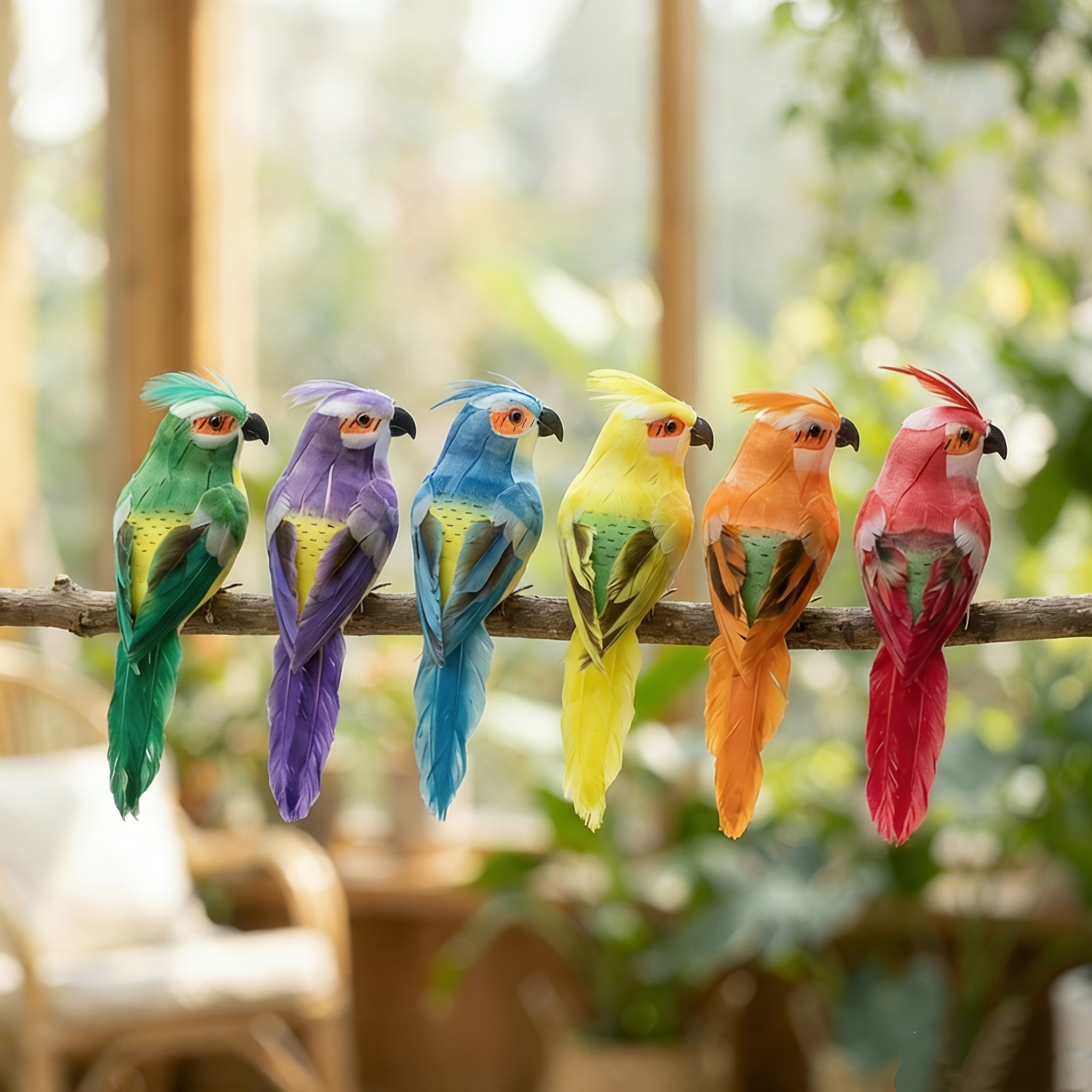 TEMU Los artículos se enviarán en colores aleatorios. coloridos y realistas adornos de artificial presentan vibrantes y diseños realistas. Adecuados