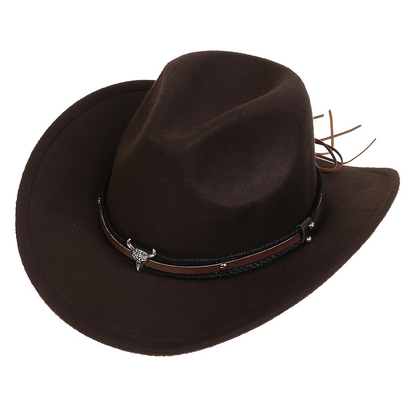 

1pc Breathable Sunshade Cowboy Hat, Suitable For Outdoor Casual Camping Fishing Mountaineering, Vacation