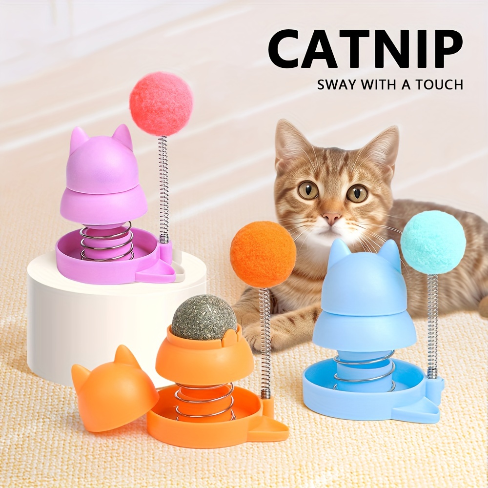 Catnip Ball Catnip Blue Cat Toy Soft For Cat Exercise Bite