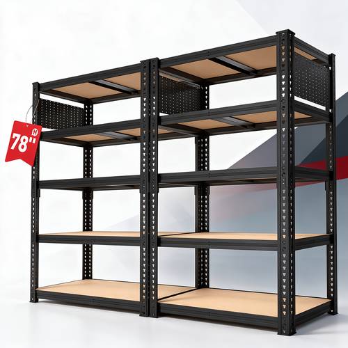 item picture heavy duty 5 tier metal storage shelving unit with pegboard 2000 lbs total load capacity adjustable height 60 72 78 easy assembly utility storage rack for garage basement pantry closet utility shelves