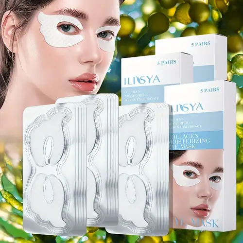 15 pairs 3 boxes collagen hydrating eye mask lifting and tightening eye mask sodium hyaluronate deep moisturizing and smoothing eye skin replenishing collagen holiday birthday gift for women mothers day gift