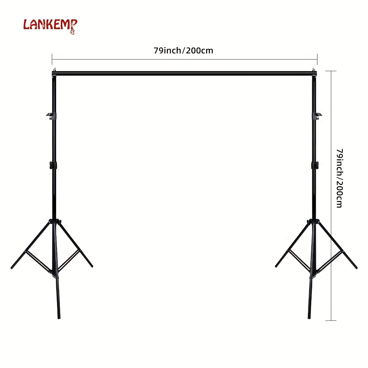 

High Quality Backdrop Stand 7x7ft (wxh) Adjustable Background Stand Support Kit